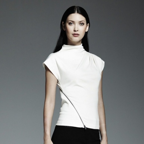 Catherine Malandrino Tops - Catherine Malandrino Design Nation Black Ponte Top